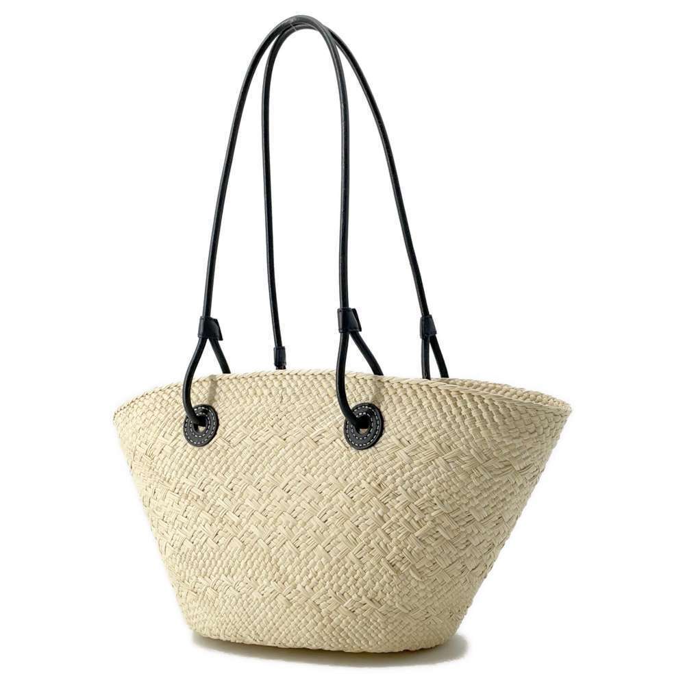 Loewe Palm Ilaca Basket Bag Shoulder Anagram Black